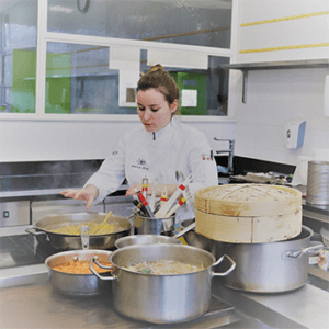 Student on the Bachelor degrees in Culinary Arts Management